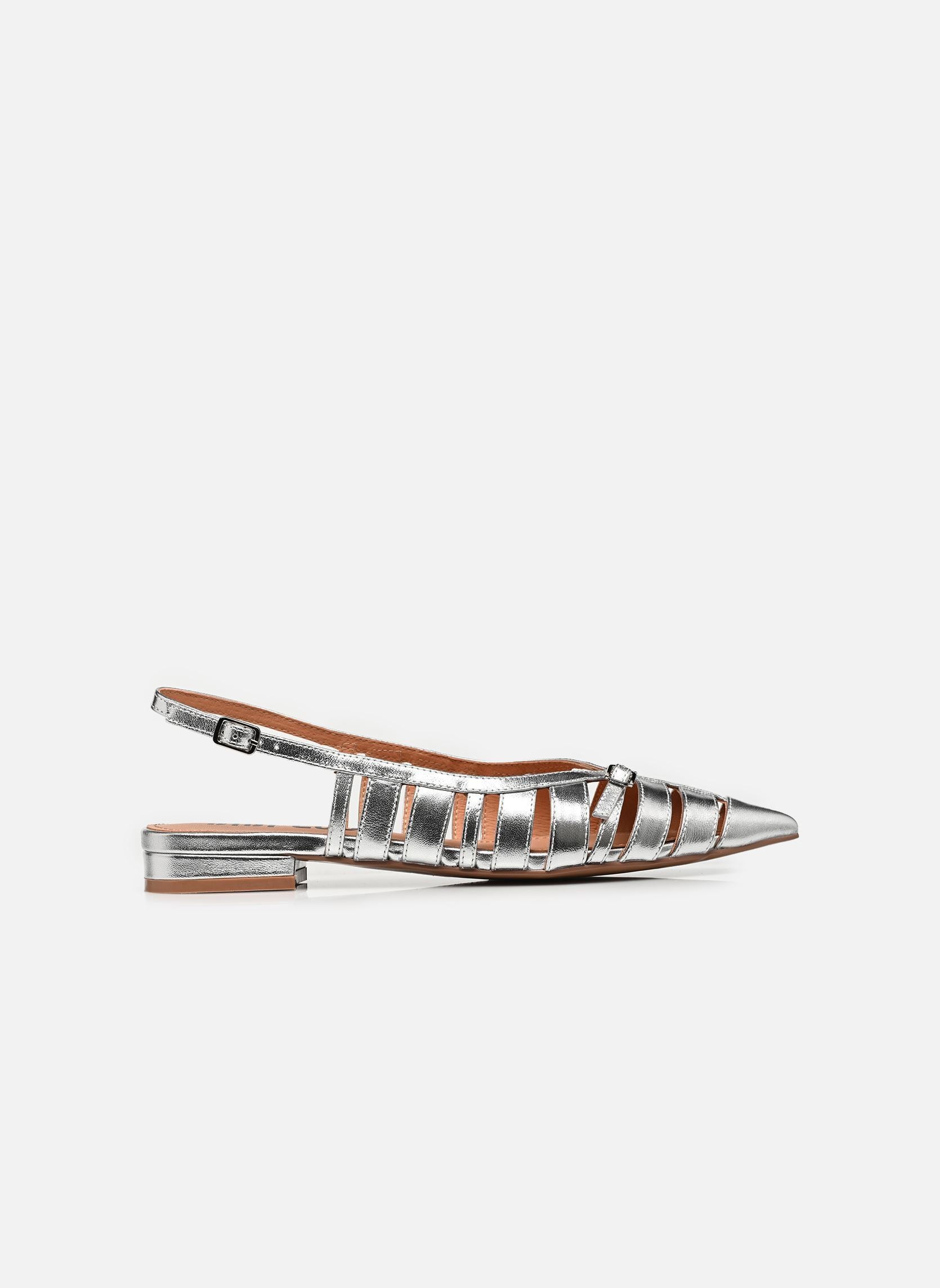 Bibi Lou Slingback Silver