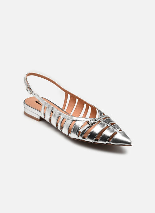 Bibi Lou Slingback Silver