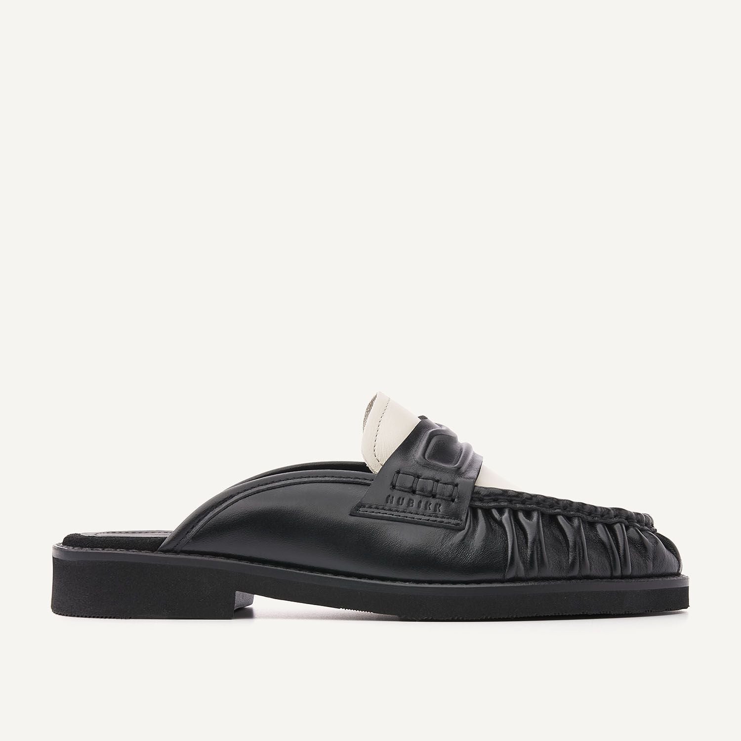 Nubikk Jones Mule Black/White
