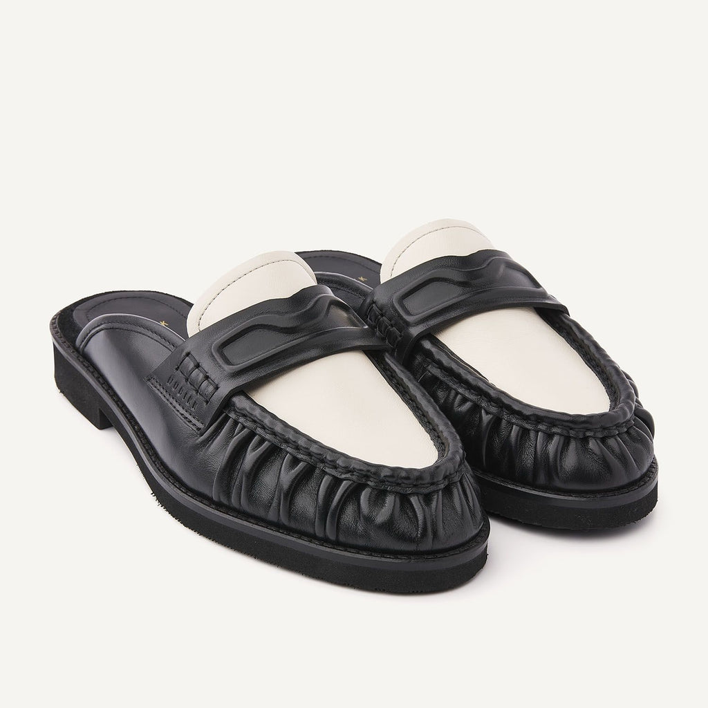 Nubikk Jones Mule Black/White
