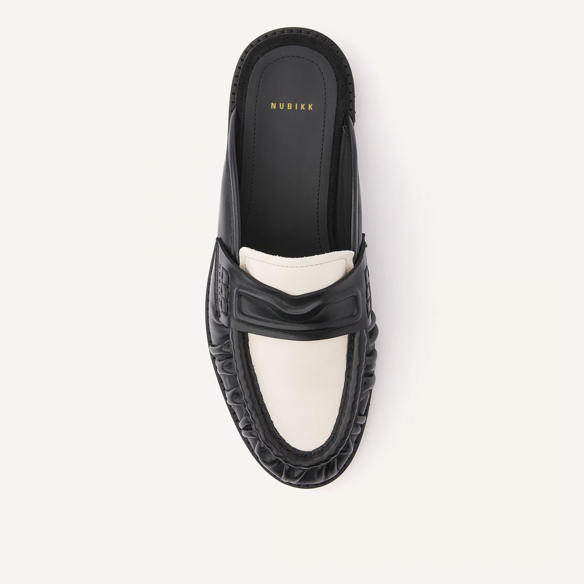 Nubikk Jones Mule Black/White