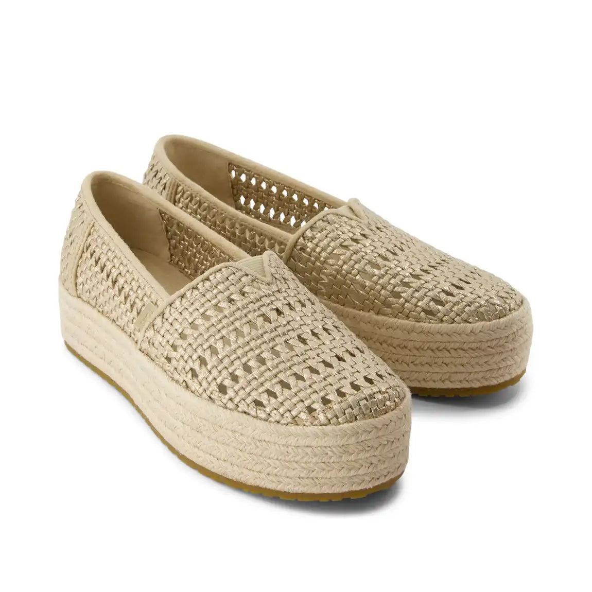 Toms Valencia gold metallic