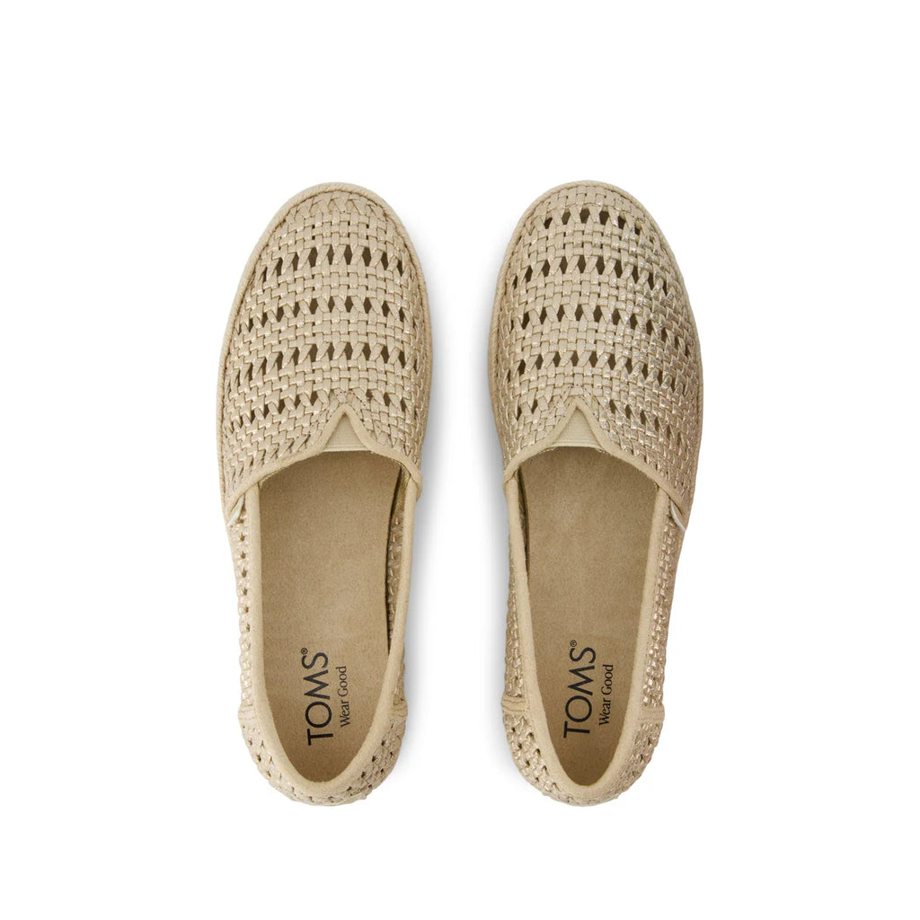 Toms Valencia gold metallic