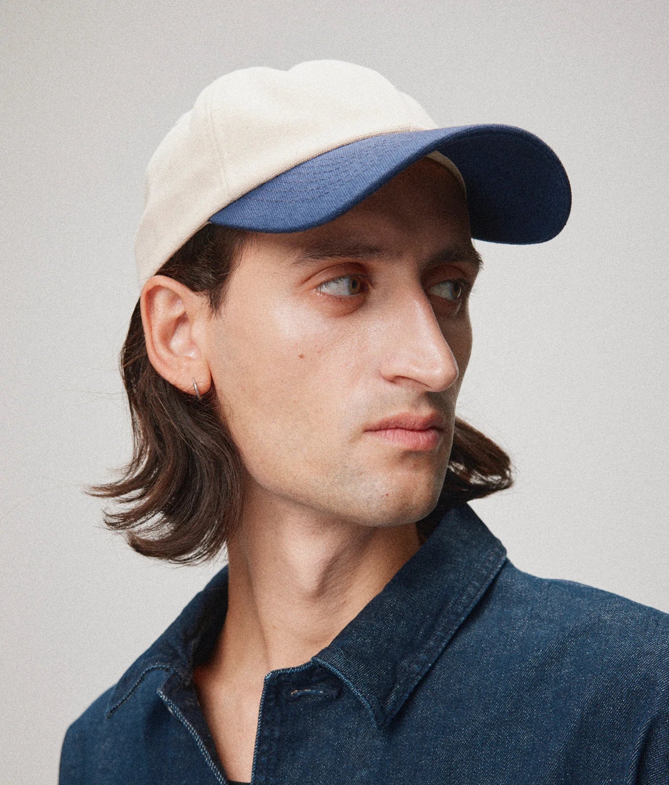 Stiksen Cap Canvas Offwhite/N