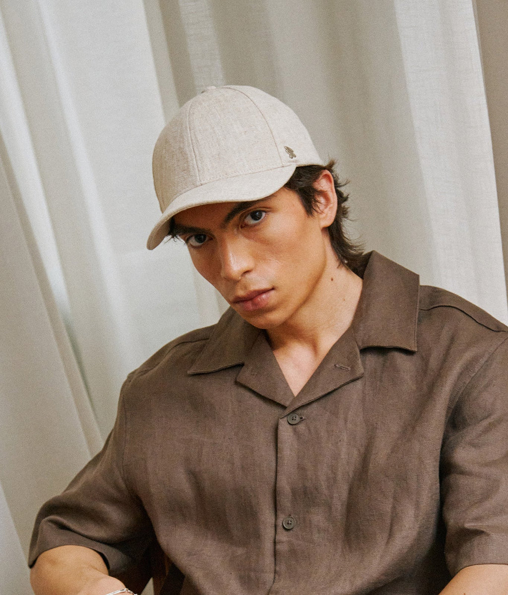 Stiksen Cap Linnen Beige