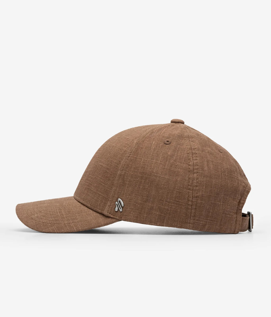 Stiksen Cap Linnen Brown