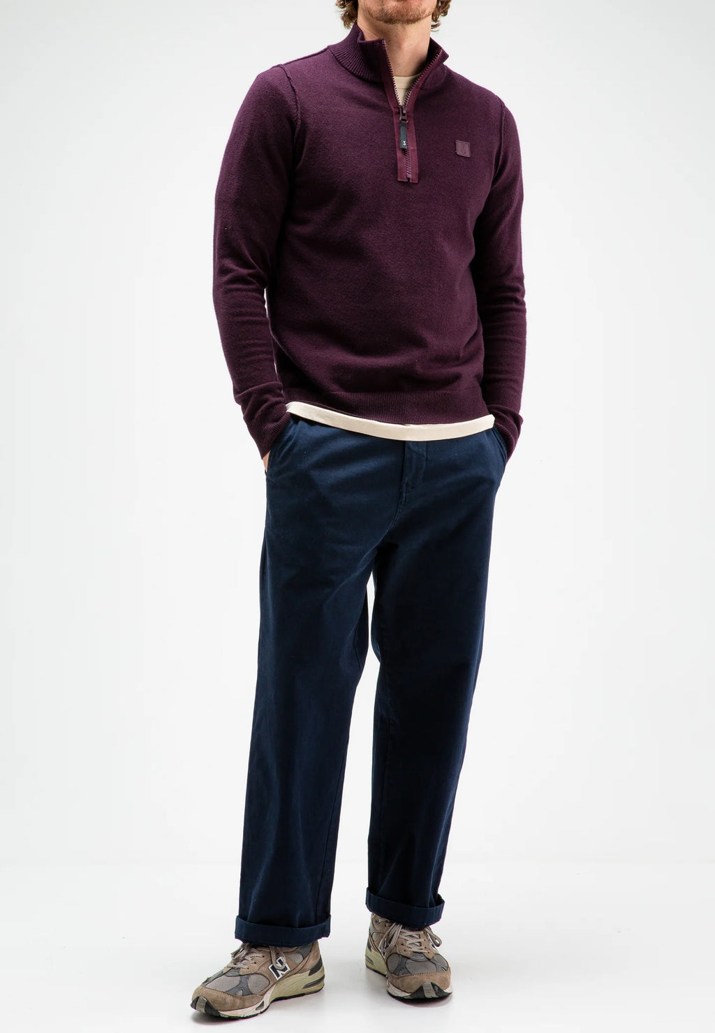 Butcher of Blue Clifden Halfzip Purple