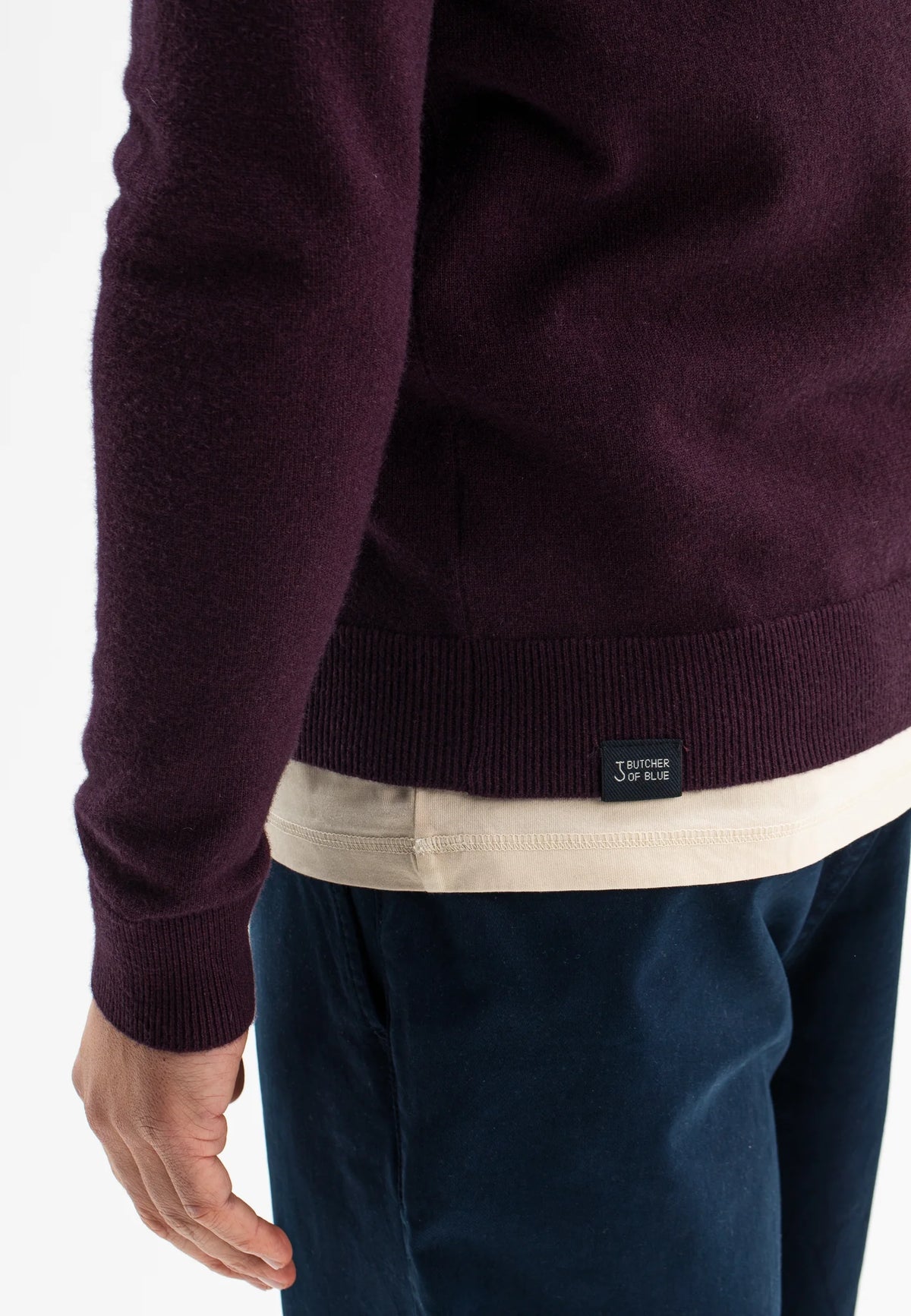 Butcher of Blue Clifden Halfzip Purple