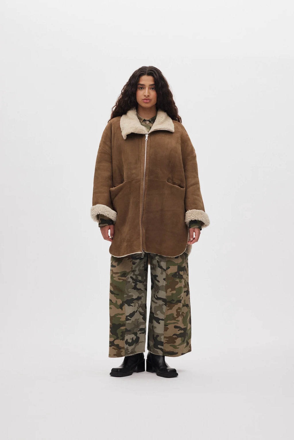 Rabens Saloner Shearling Coat