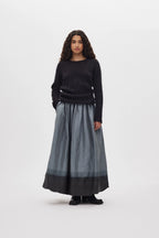 Rabens Saloner Fluffy Knit Open Back