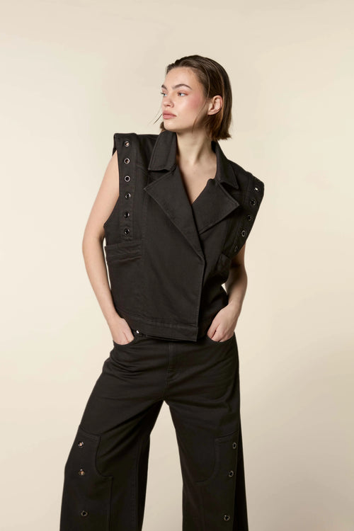 Homage Gilet Dark Brown
