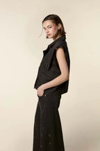 Homage Gilet Dark Brown