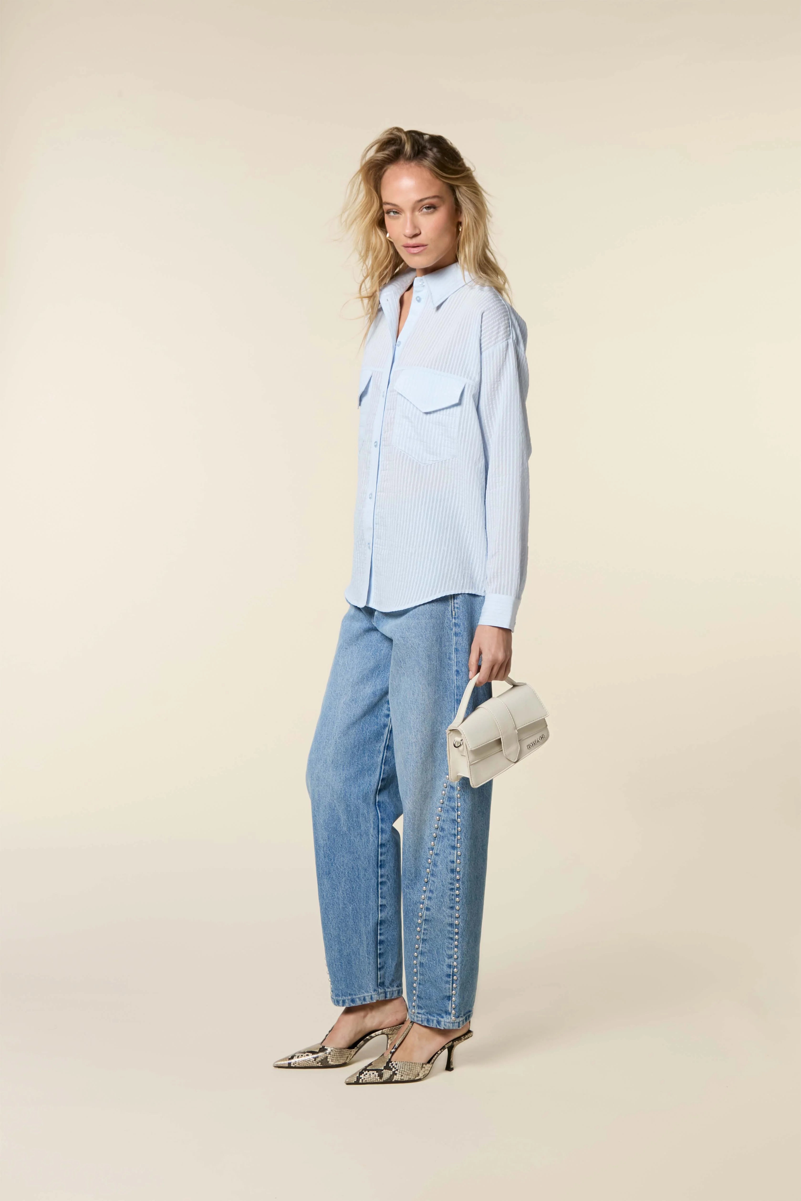 Homage Amber Balloon jeans studs