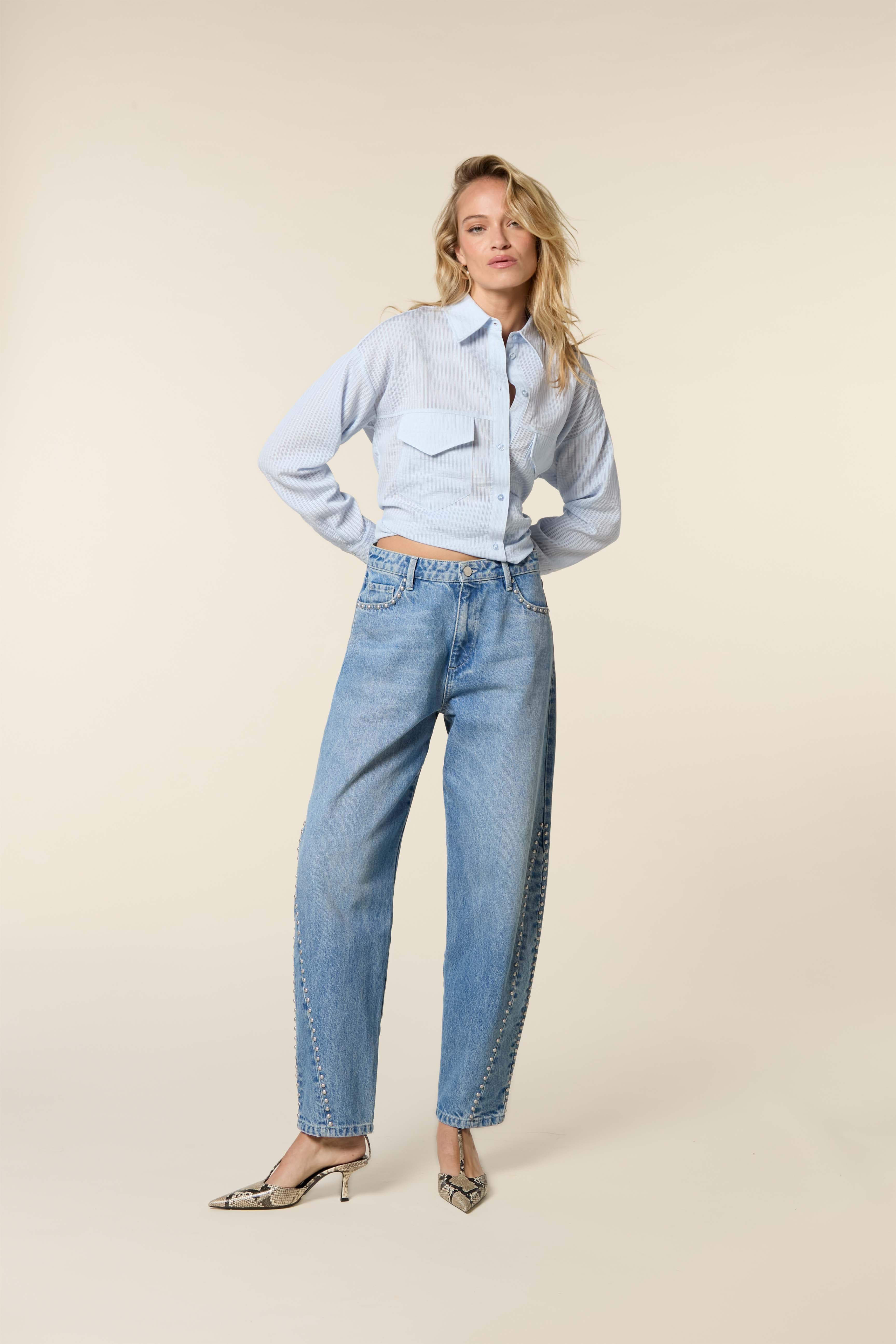 Homage Amber Balloon jeans studs