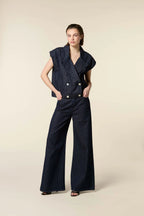 Homage Palazzo Pinstripe