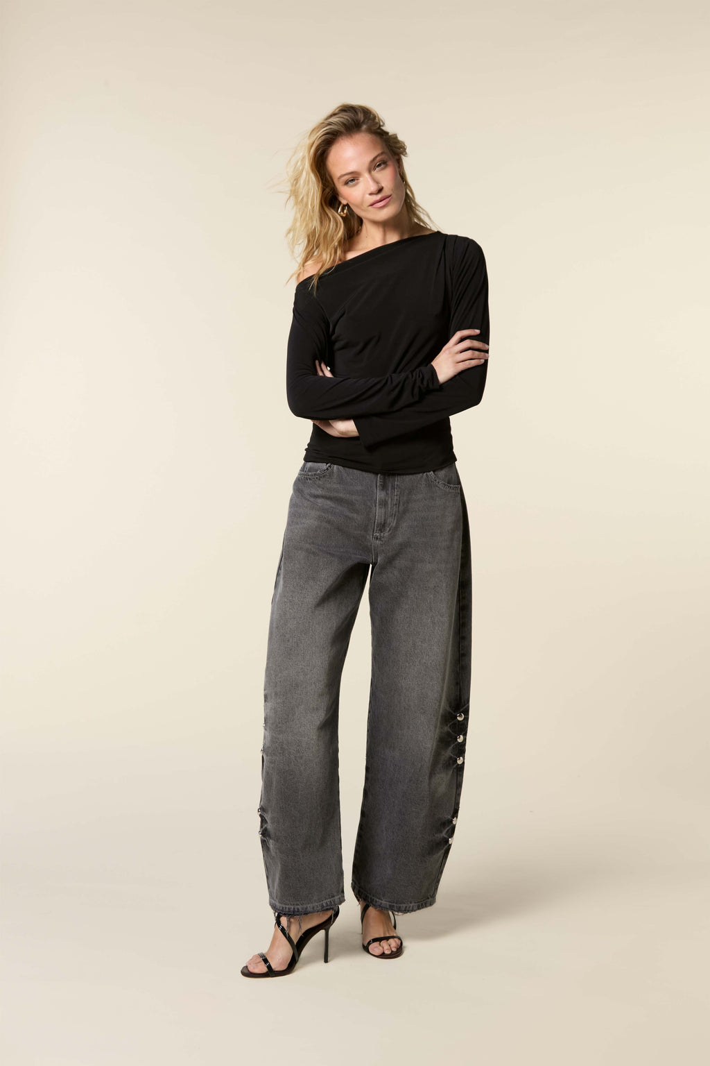 Homage Dean Baggy Jeans Big Studs