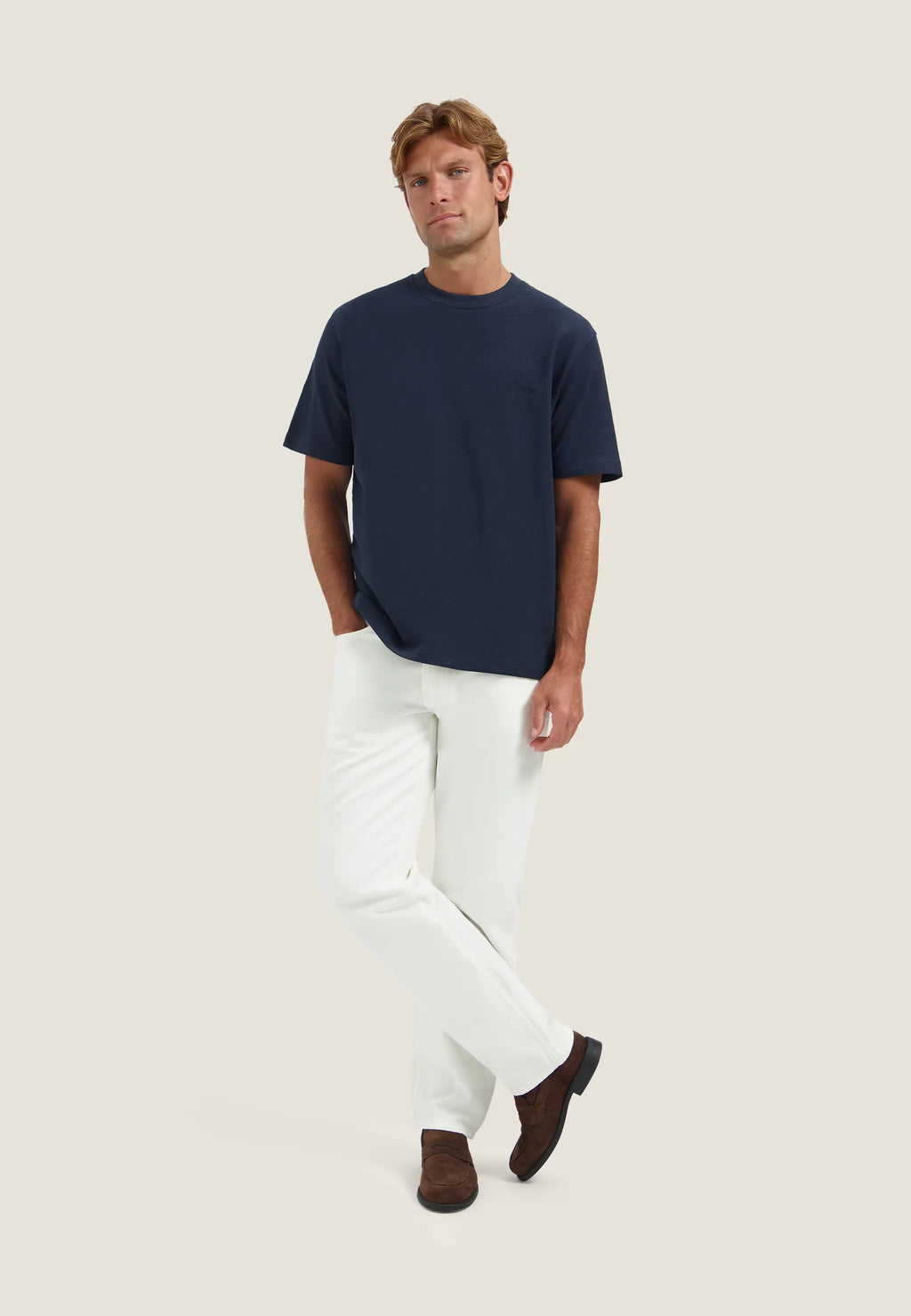 Dstrezzed Lasse Tee Dk Navy