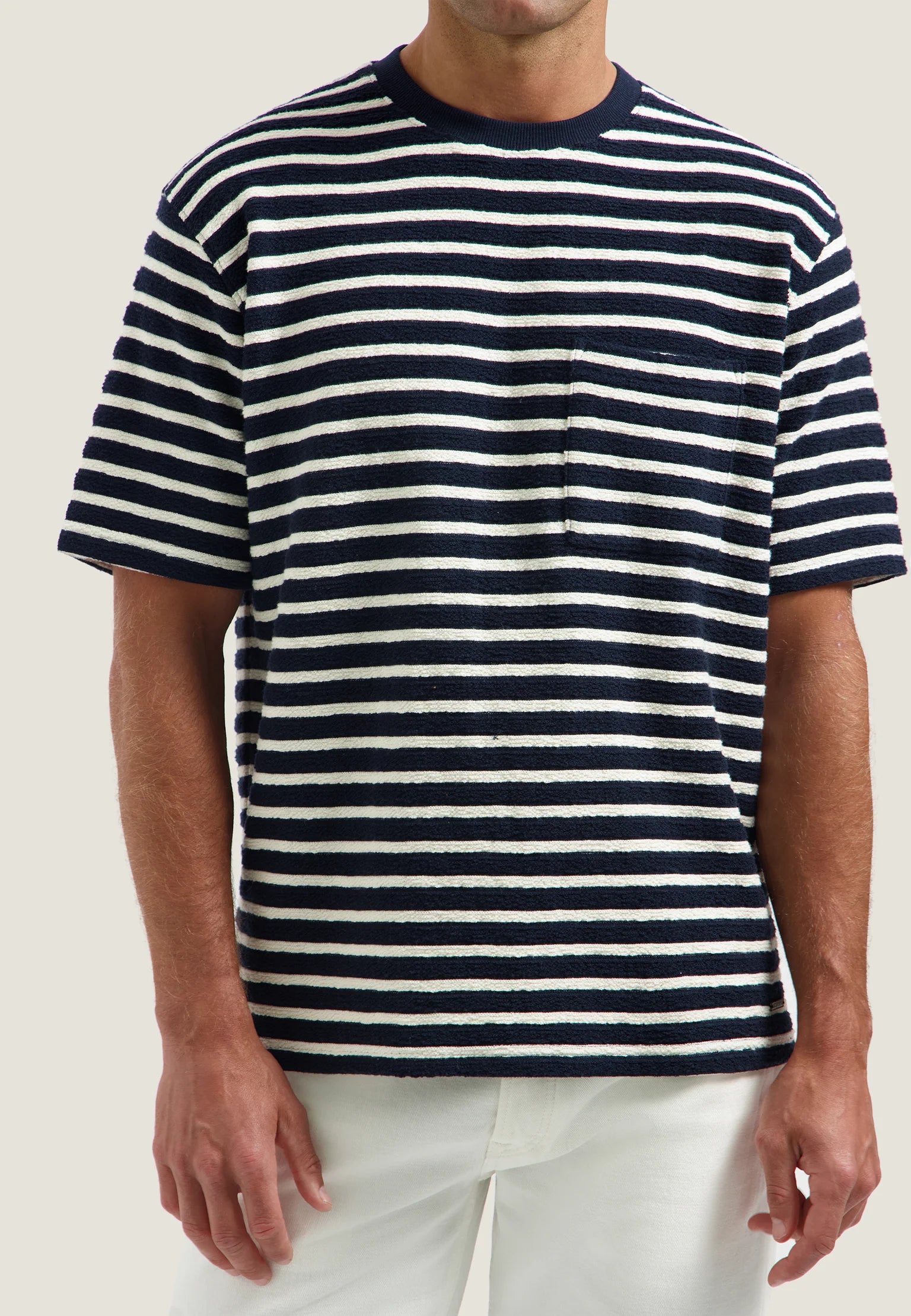 Dstrezzed Louie Stripe Tee blu