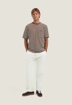 Dstrezzed Louie Stripe Tee Brown