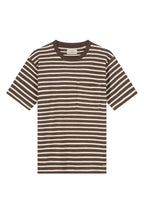 Dstrezzed Louie Stripe Tee Brown