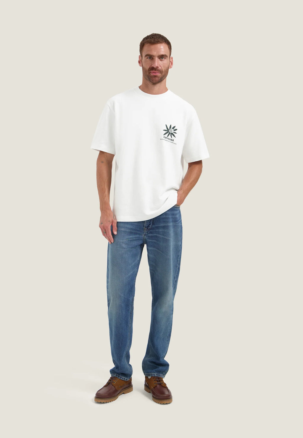 Dstrezzed Lasse Tee Artwork white