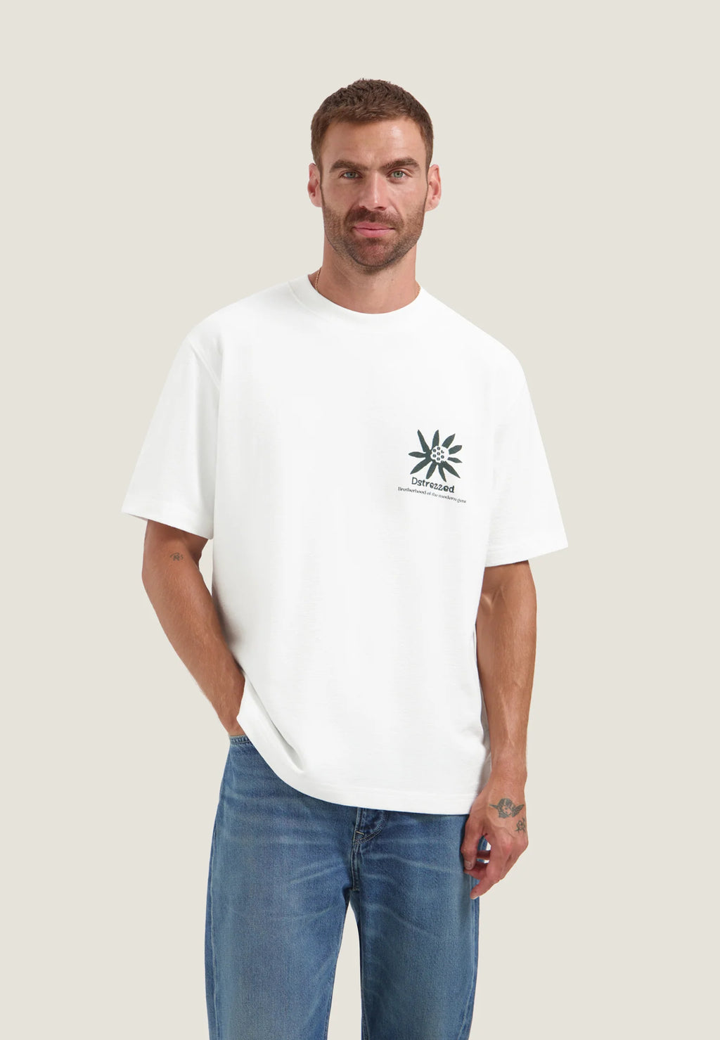 Dstrezzed Lasse Tee Artwork white