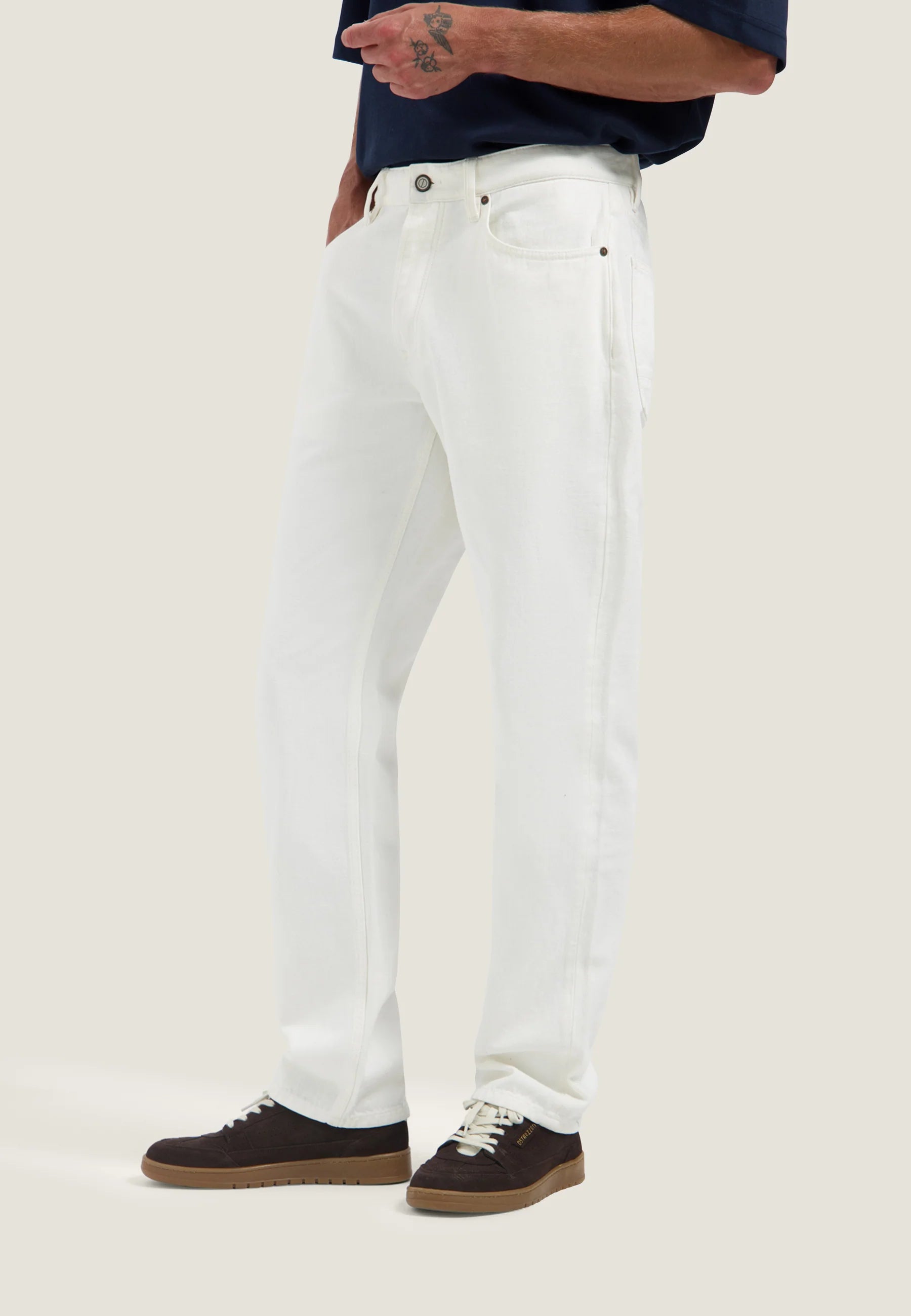 Dstrezzed Broek Harvey Offwhite