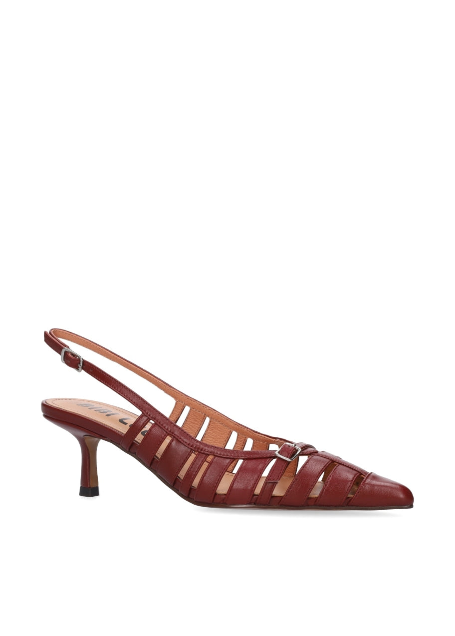 Bibi Lou slingback burgundy