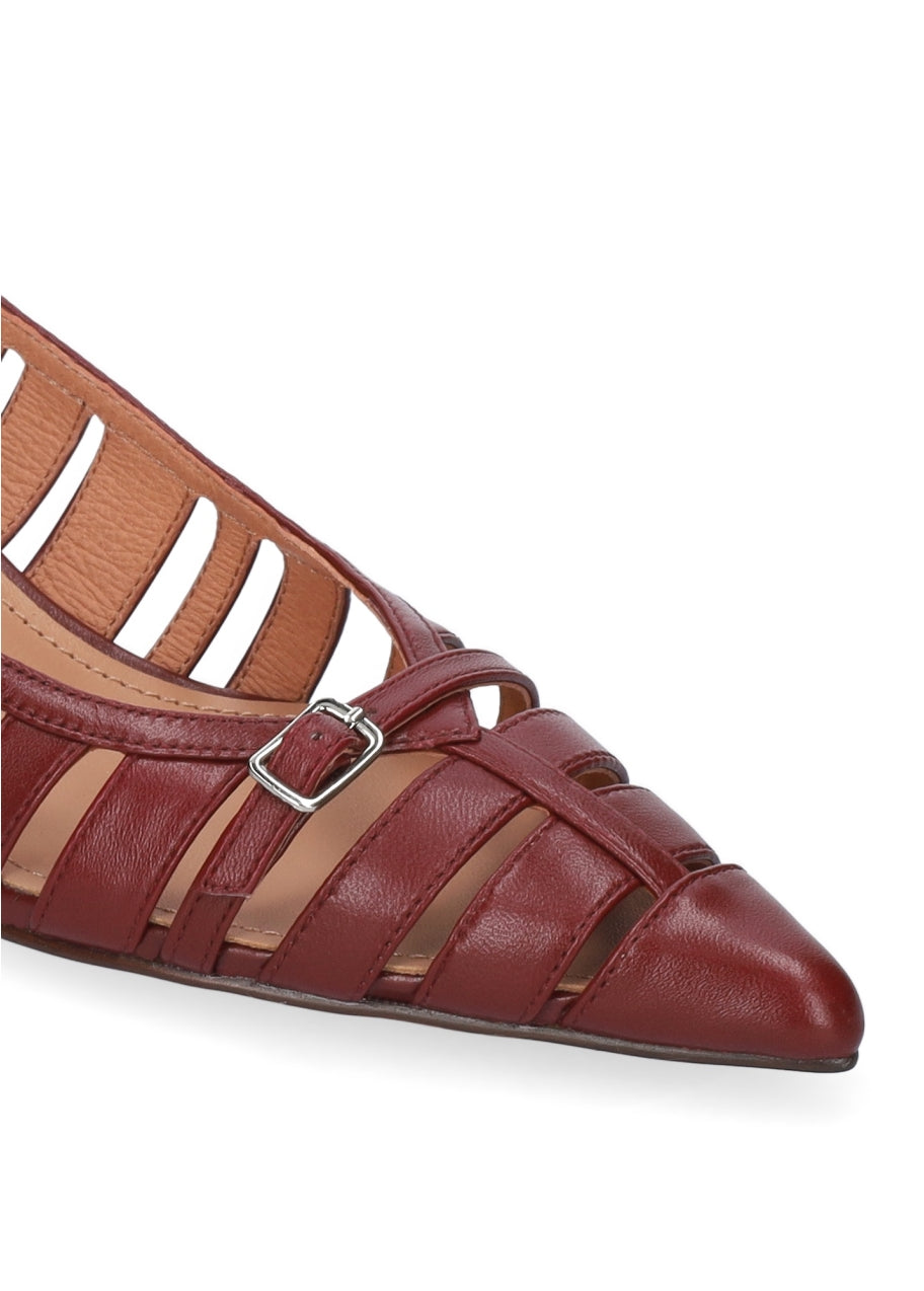 Bibi Lou slingback burgundy