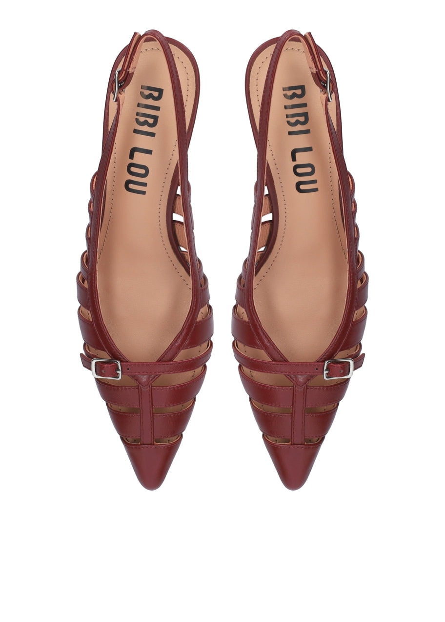 Bibi Lou slingback burgundy
