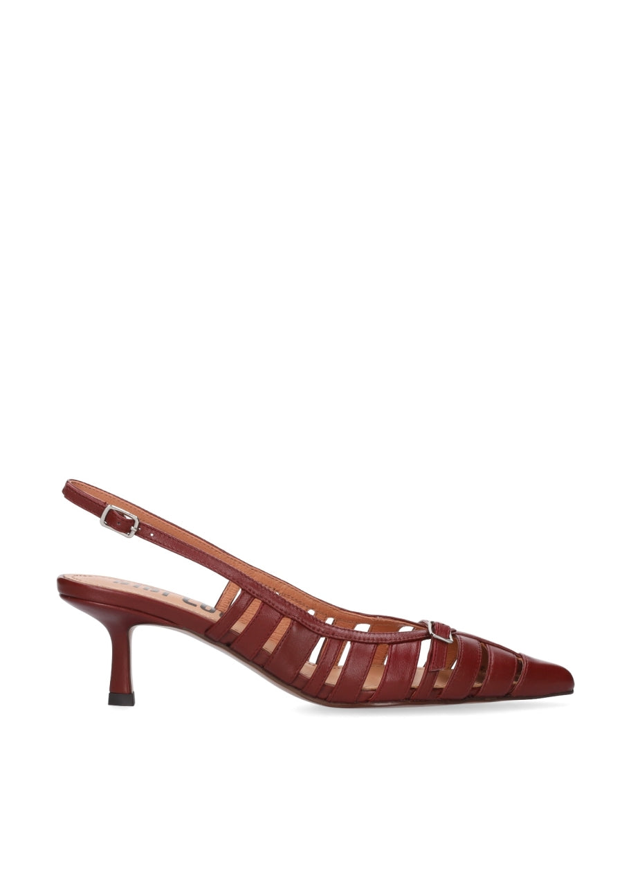 Bibi Lou slingback burgundy