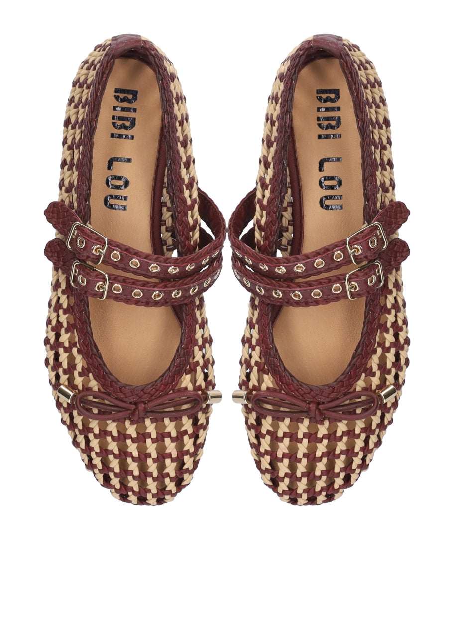 Bibi Lou ballerina burgundy