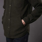 Benzak Overshirt Wool Green