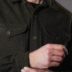 Benzak Overshirt Wool Green