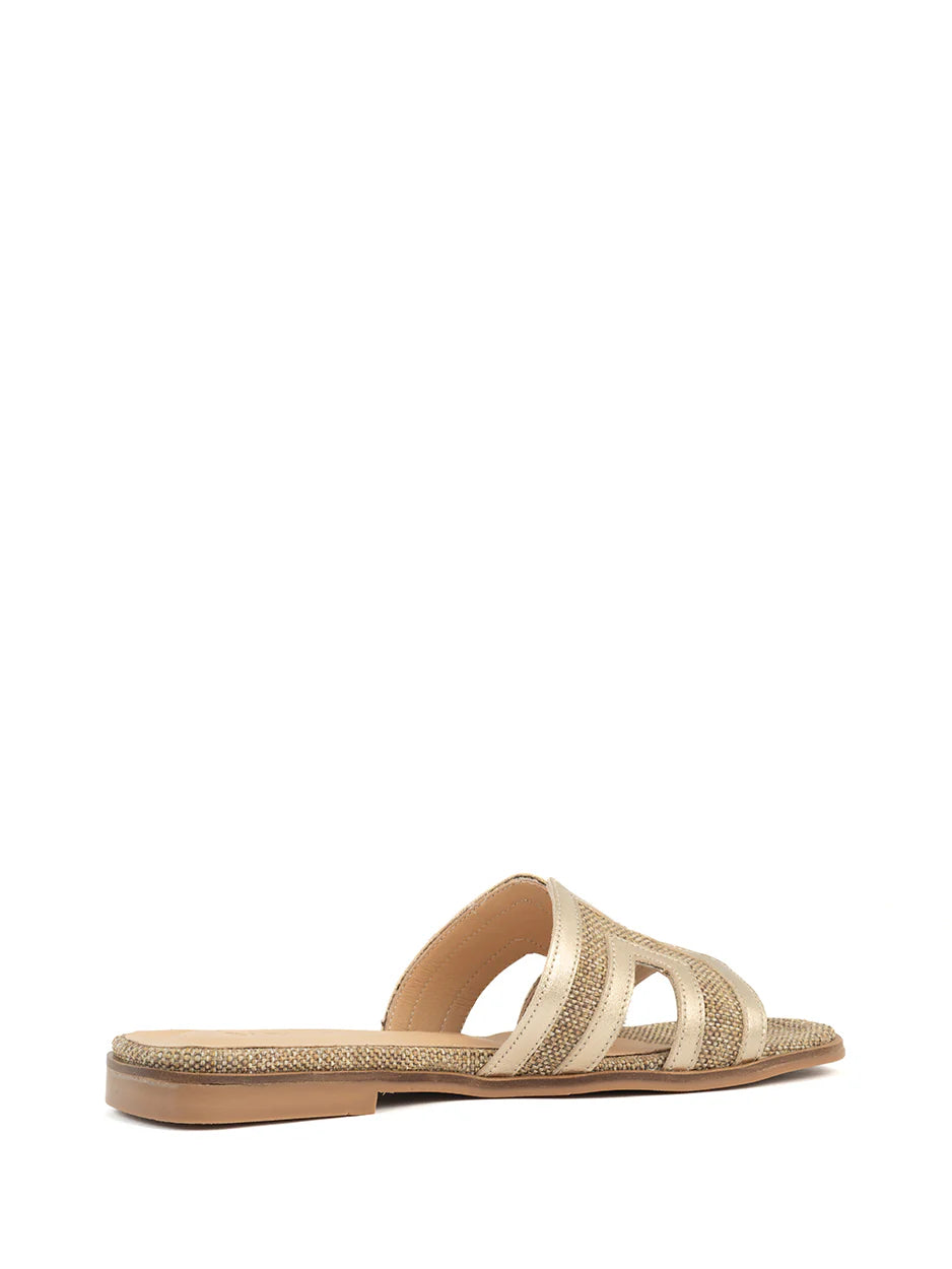 Babouche slipper Elly Goud