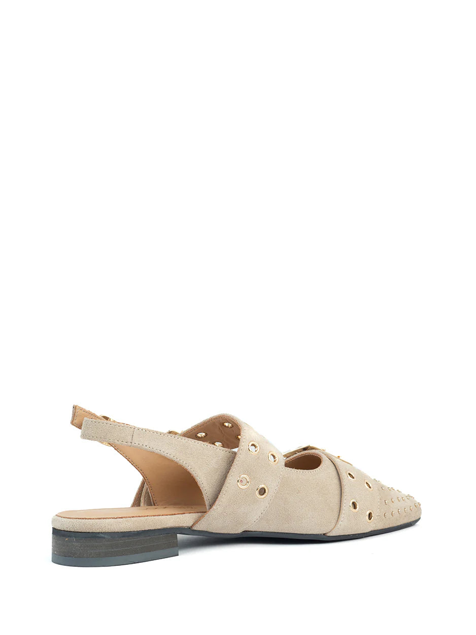 Babouche slingback Soya beige
