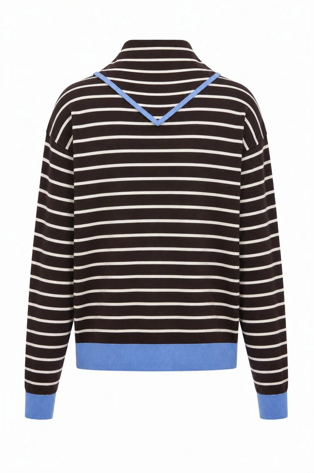 FRNCH Kastro Cardigan set met Sjaal