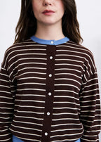 FRNCH Kastro Cardigan set met Sjaal