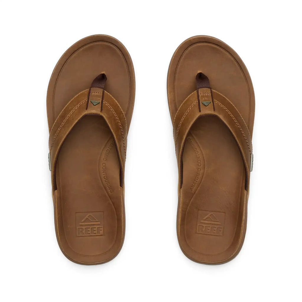 Reef Slipper Leather Brown