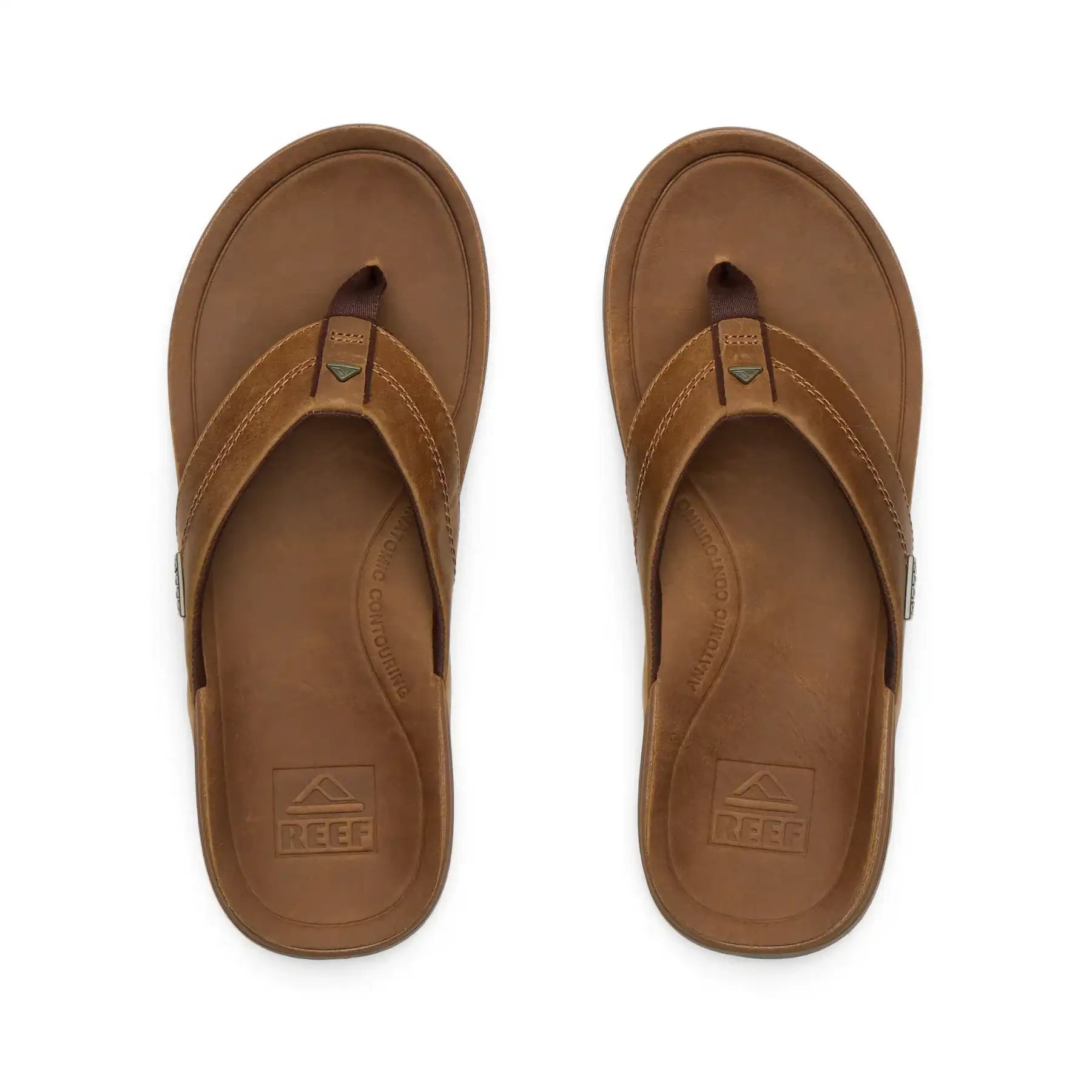 Reef Slipper Leather Brown