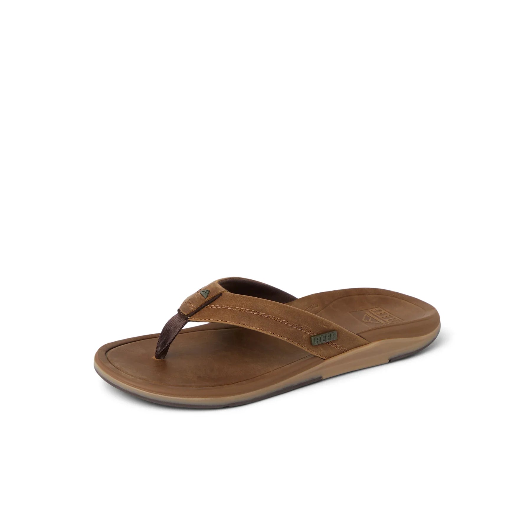 Reef Slipper Leather Brown