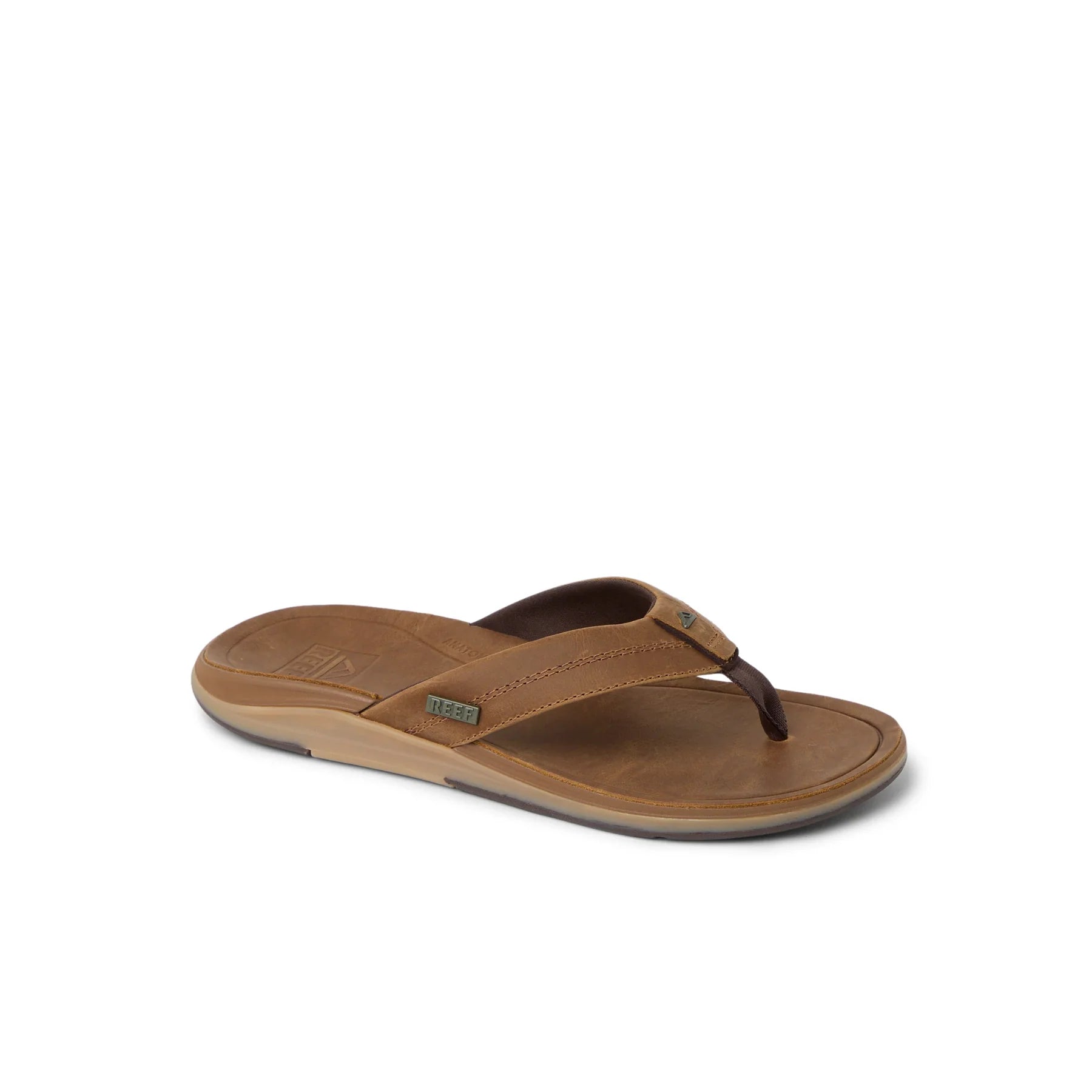 Reef Slipper Leather Brown