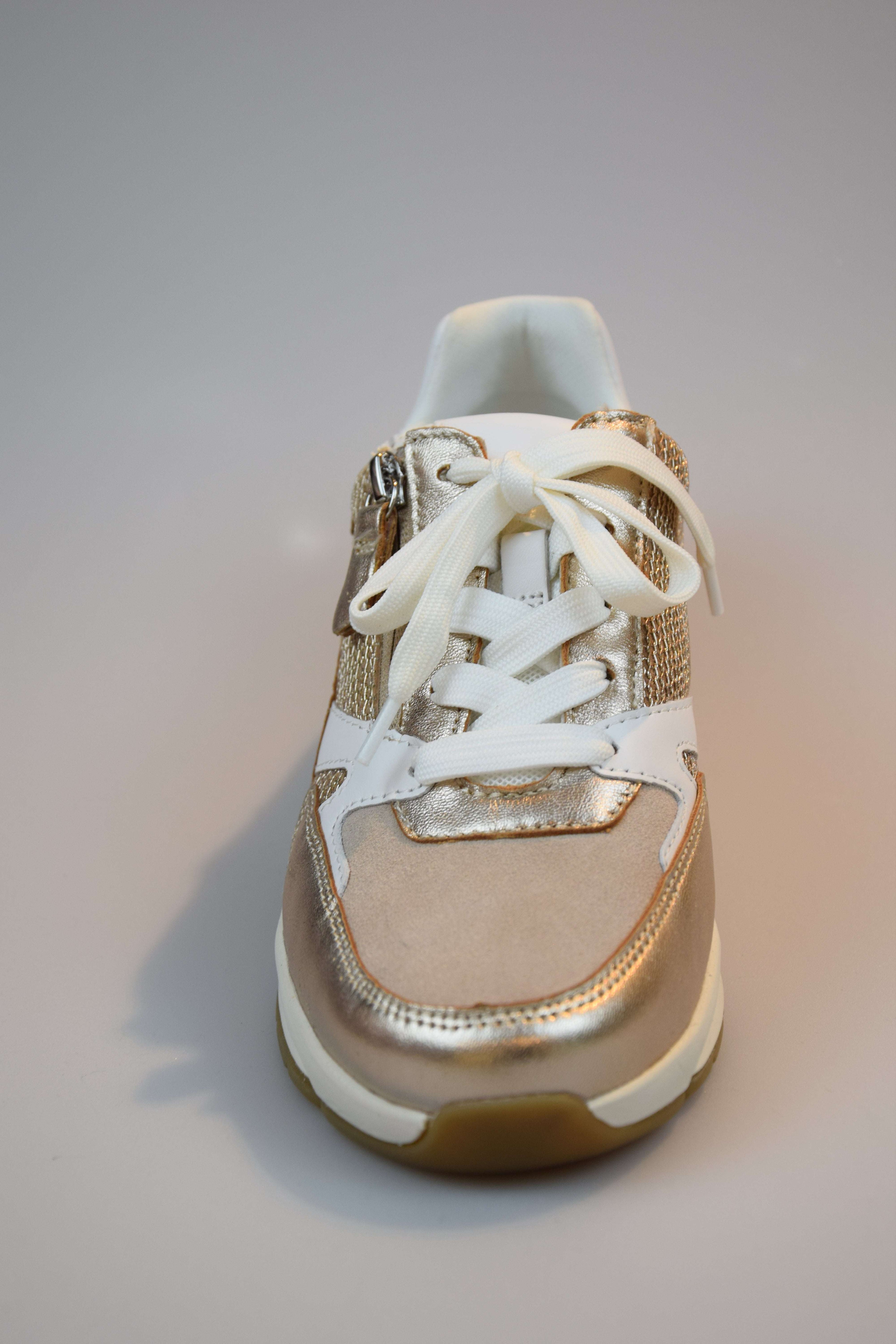 Sneaker Gabor goud mesh