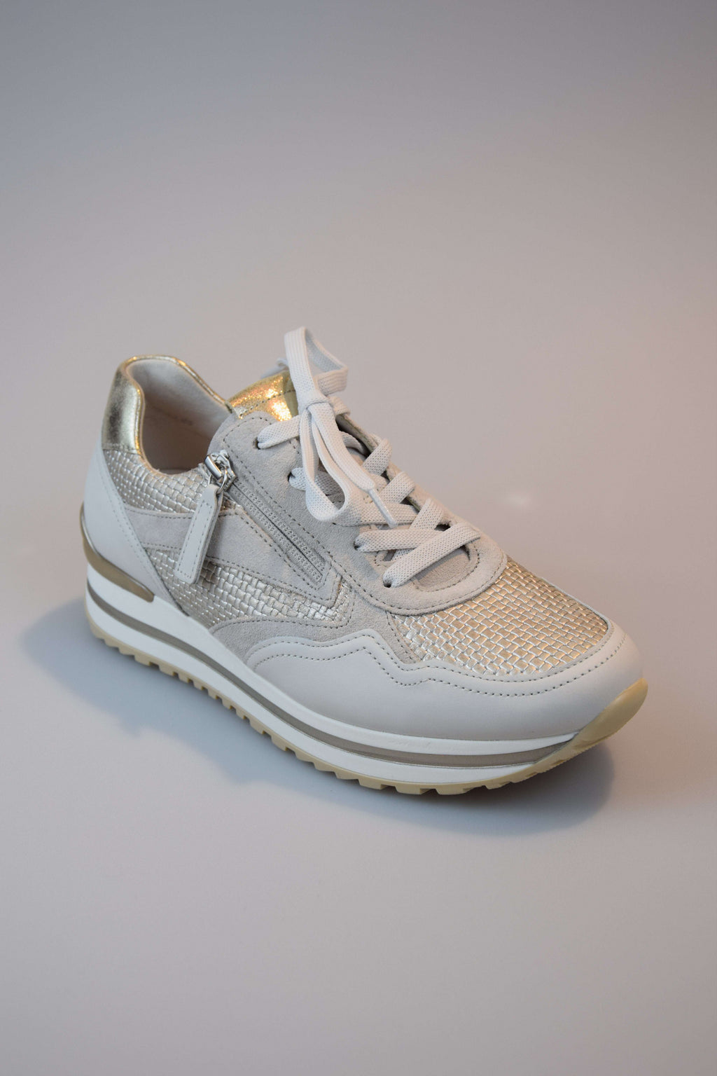 Gabor Sneaker White Platin
