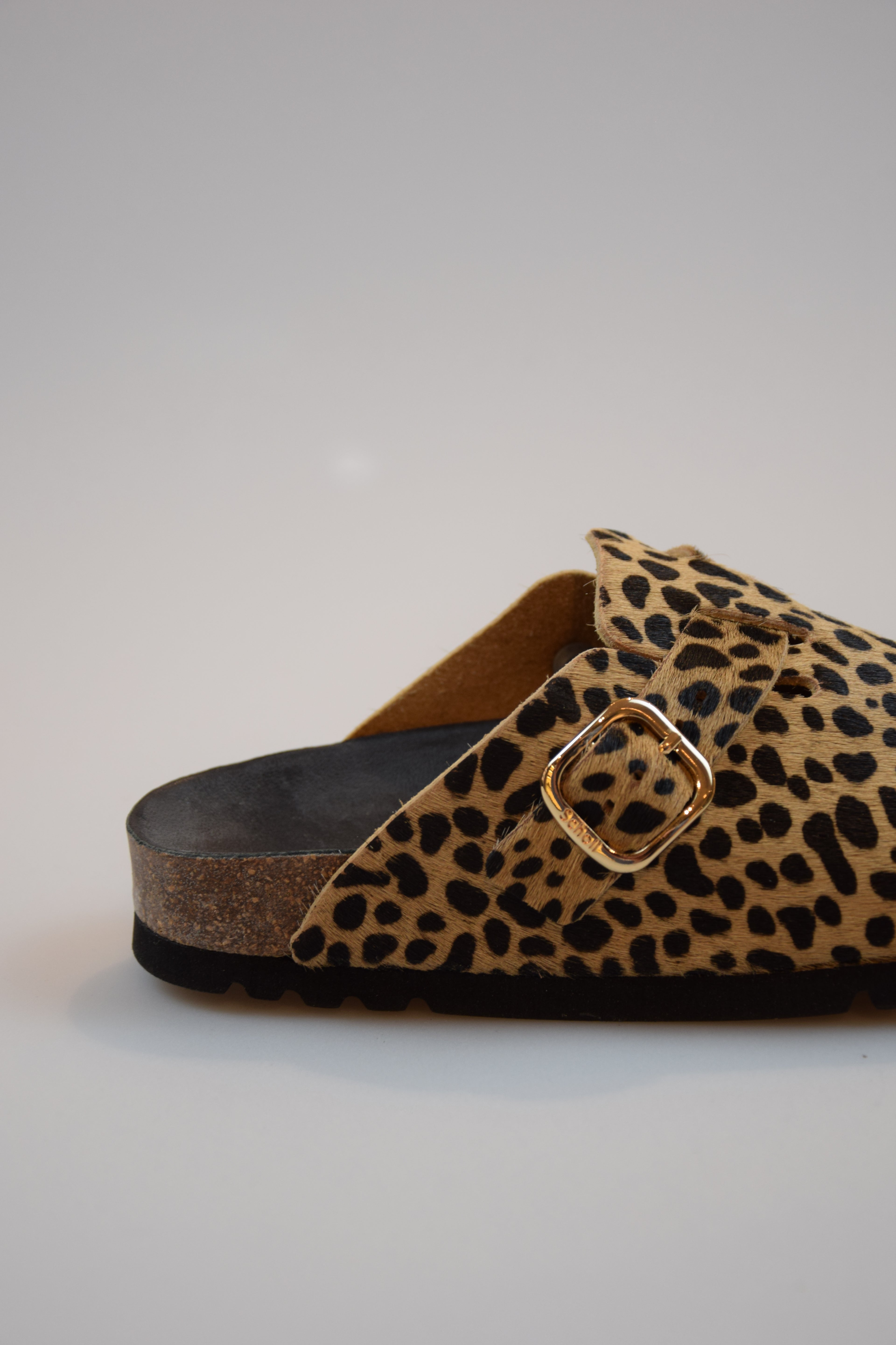 Scholl Mule Fae Leopard