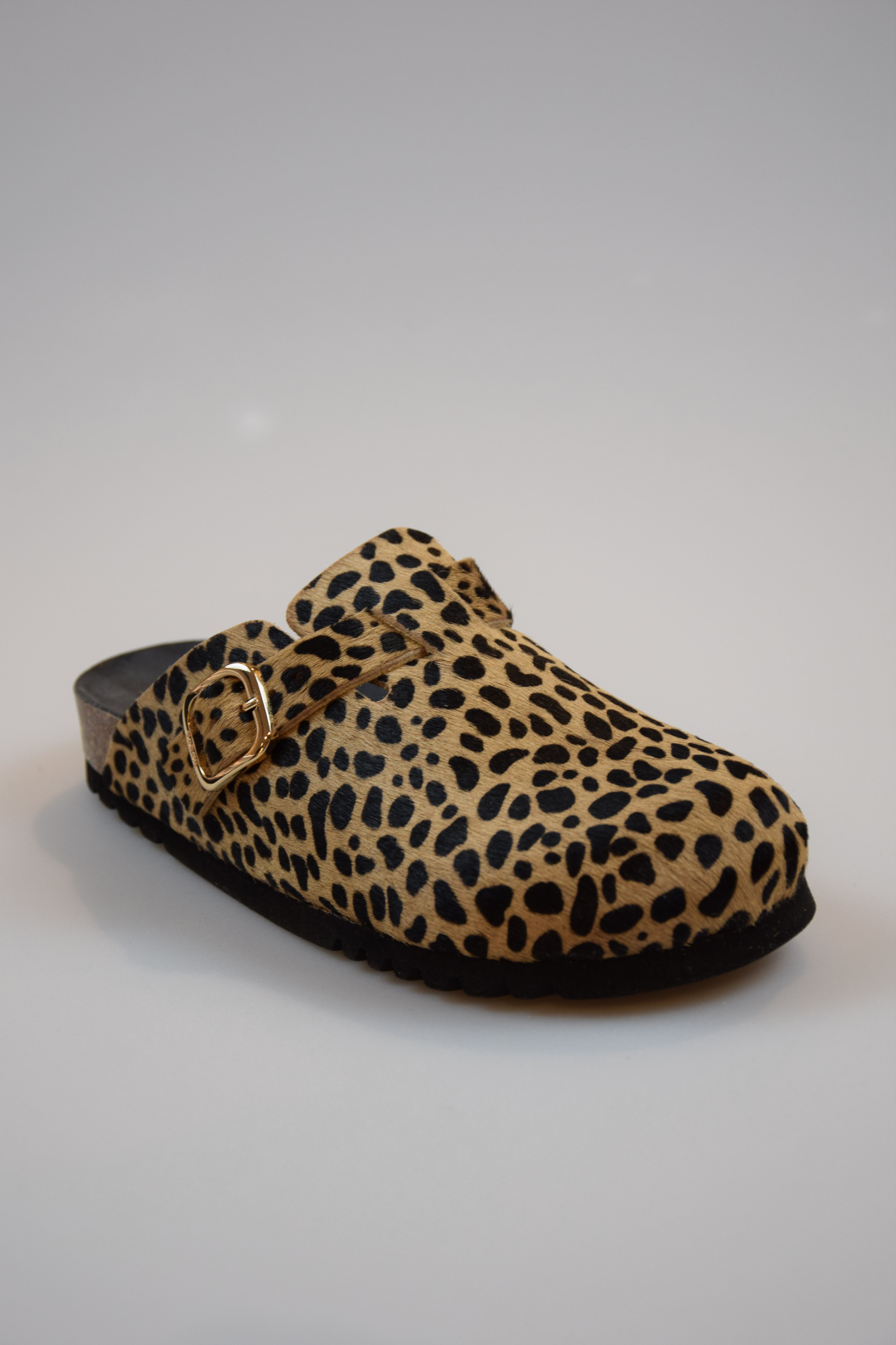 Scholl Mule Fae Leopard
