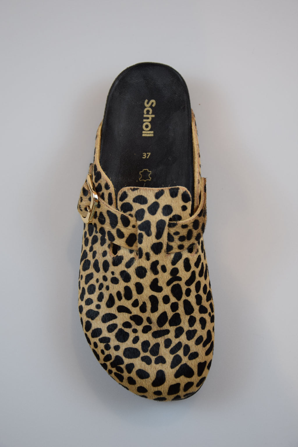 Scholl Mule Fae Leopard