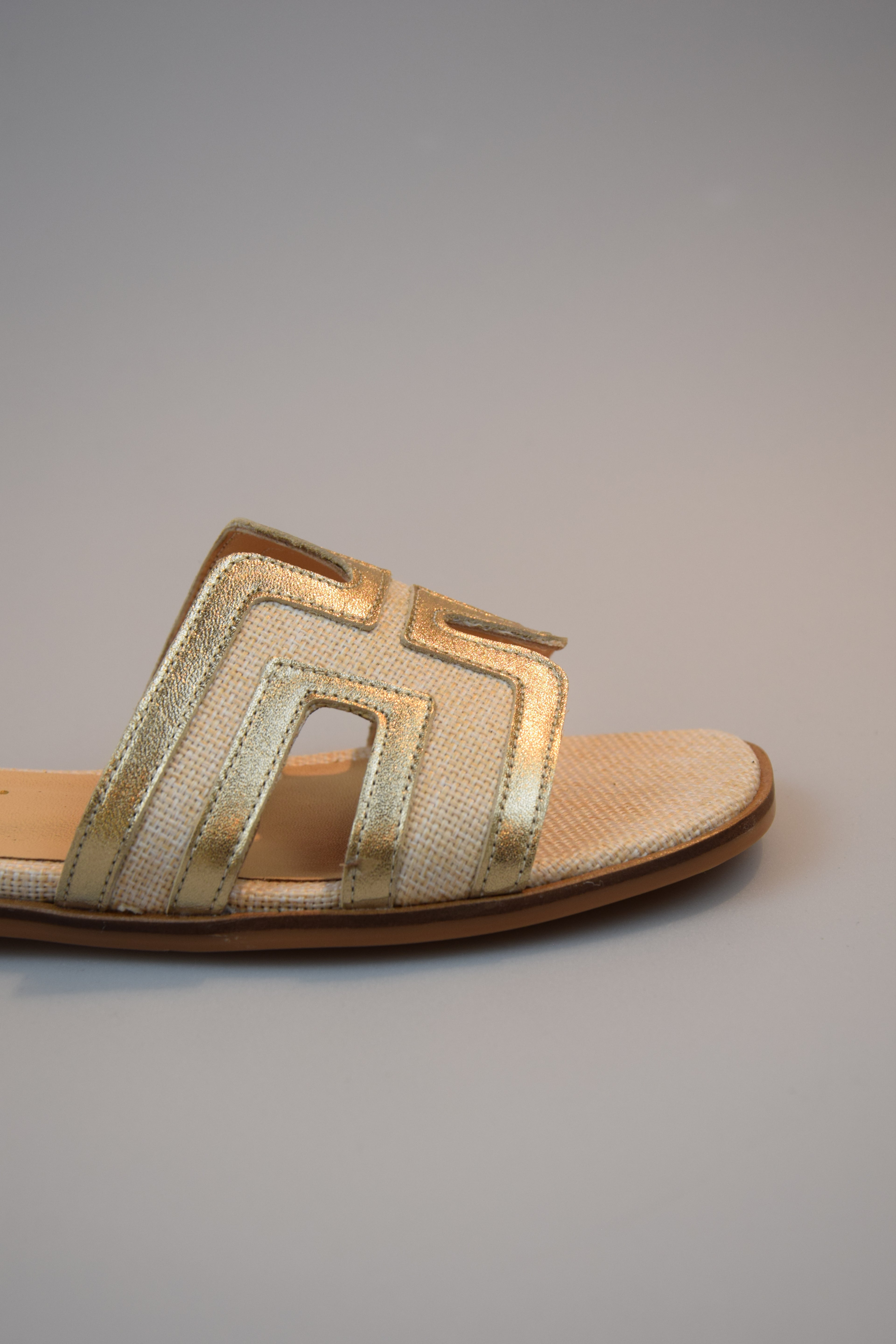 Babouche slipper Elly Goud