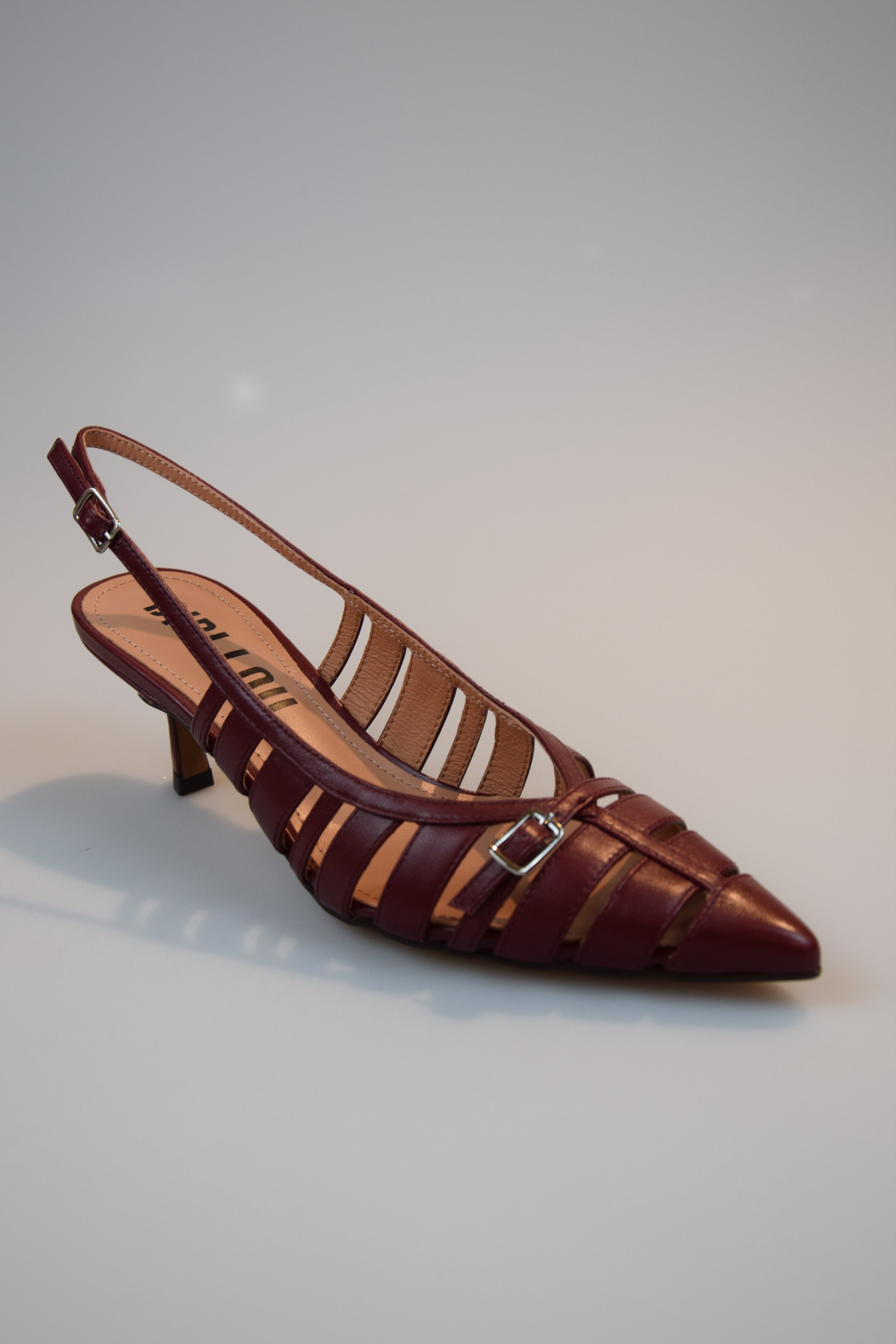 Bibi Lou slingback burgundy