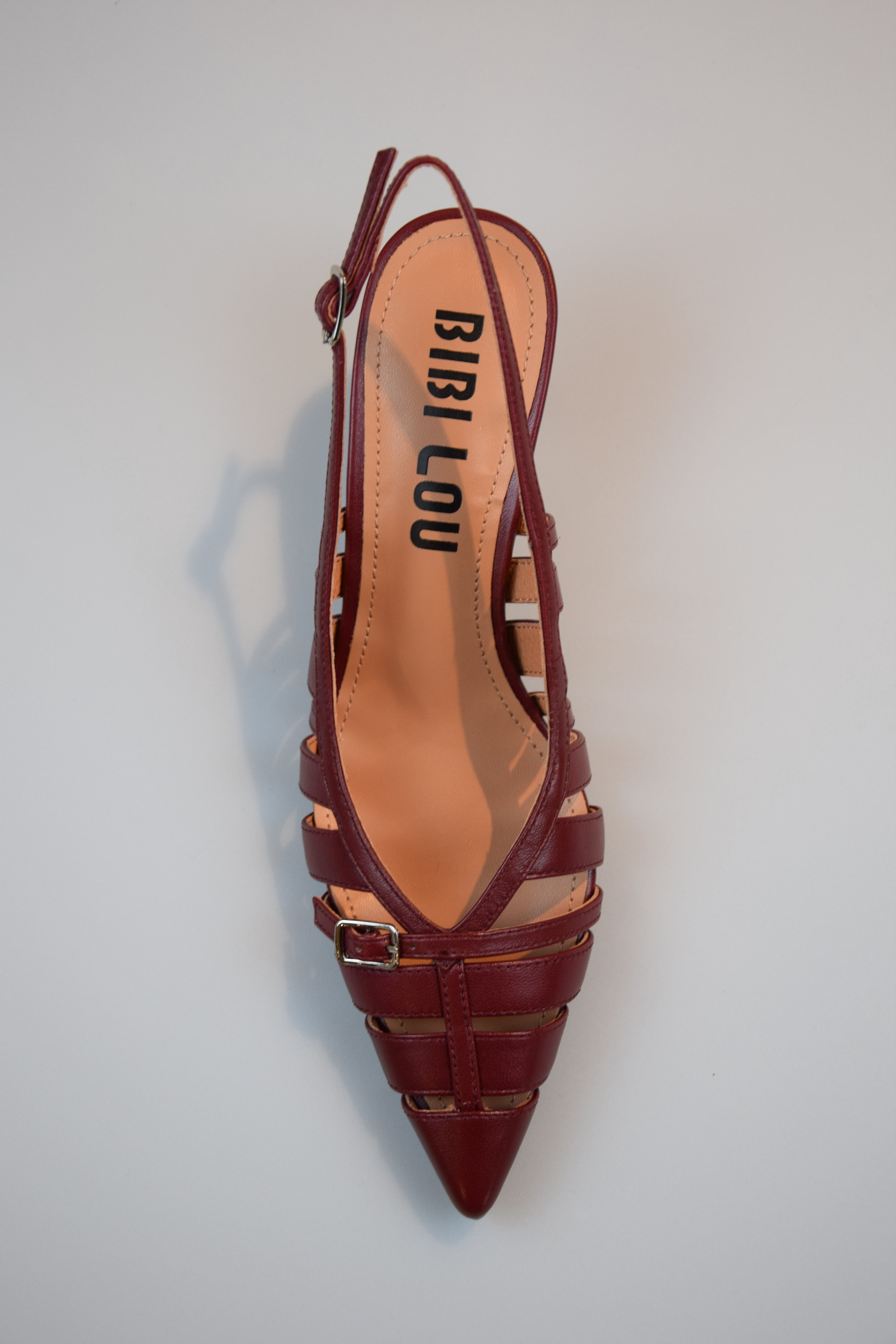 Bibi Lou slingback burgundy